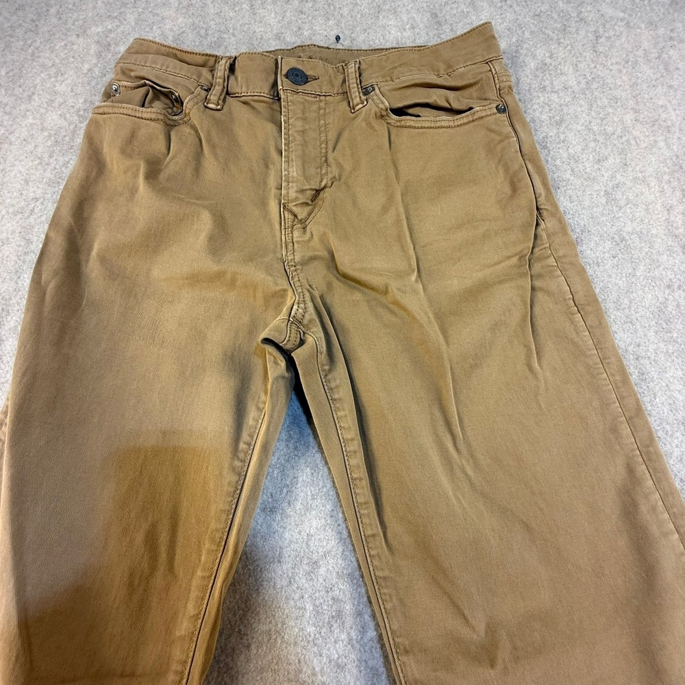 American Eagle Next Level Flex Slim Khaki Brown Pants Mens 29x34 Chino P0435 - Picture 3 of 6